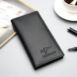 Kangaroo Long Bifold Wallet with RFID Protection – Slim Stylish Wallet for Men & Women Black