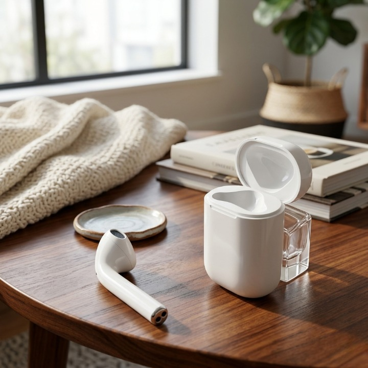 Single Ear Wireless Bluetooth Earphone | Compact Hands-Free Headset | Clear Sound & Portable Design